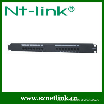 19 pouces IU Cat5e Rack Mount Bon prix Panneau de raccordement 16 ports